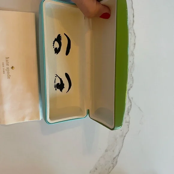 Kate Spade Olive Green Eyewear Case - Picture 3 of 3